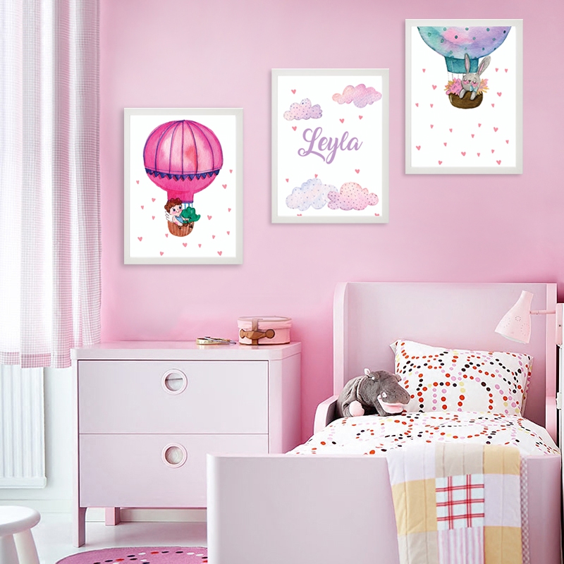 İsme Özel 3’lü Çerçeveli Poster Set