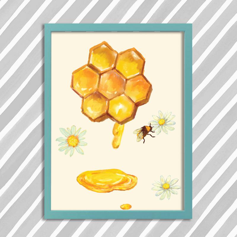 Honey Çerçeveli Poster 