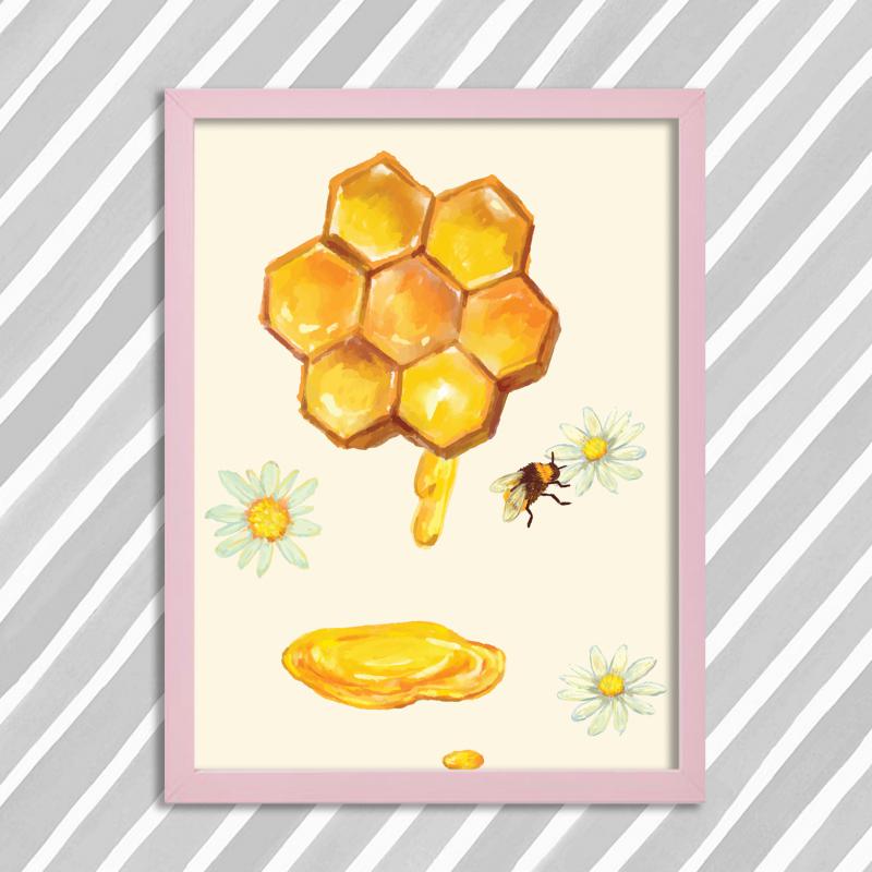 Honey Çerçeveli Poster 
