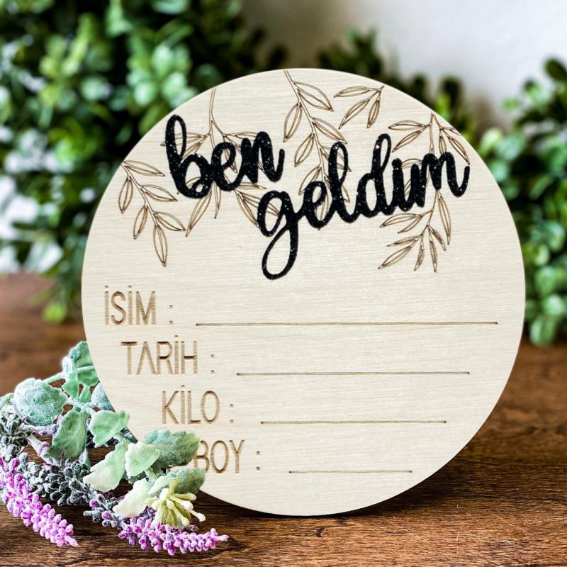 Ben Geldim Doğum Plakası