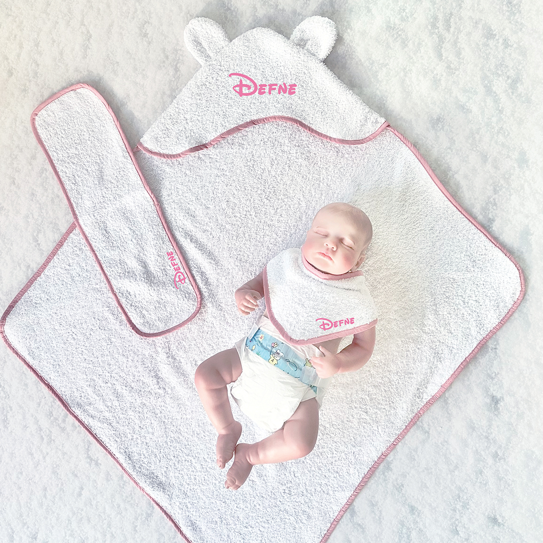 İsme Özel Bebek Havlu Set