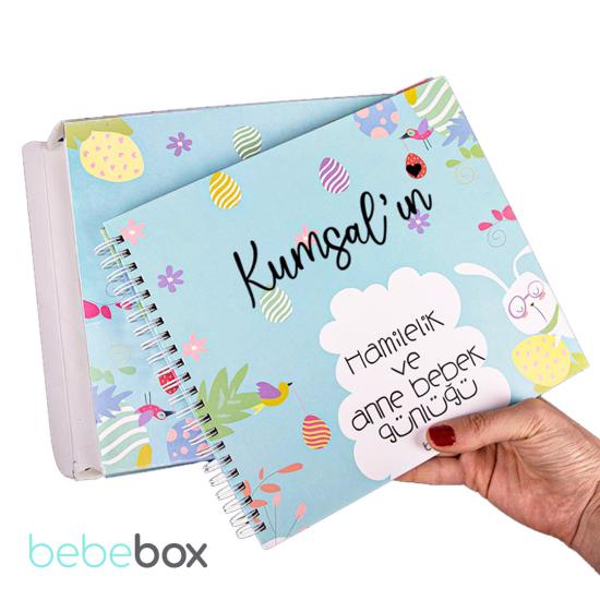 İsme Özel Hamile ve Anne Bebek Anı Defteri