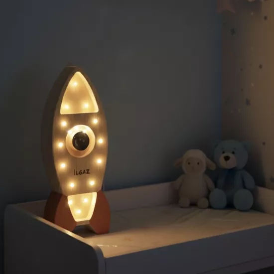 Roket Başucu Lambası