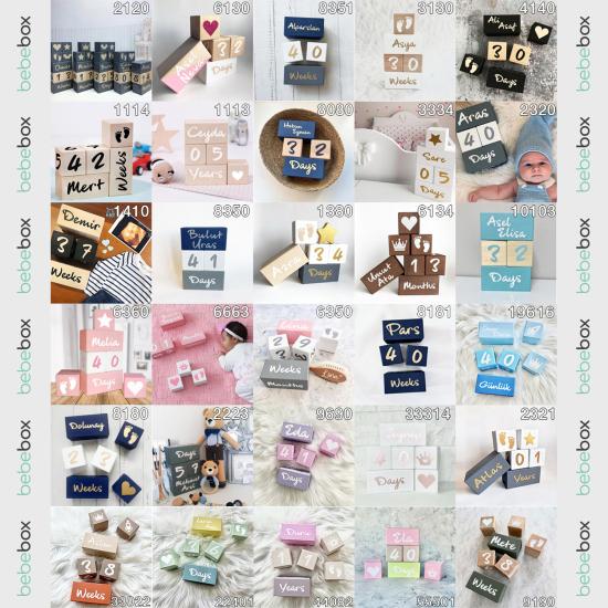 İsimli Anı Küpü & Kapı Süsü Set