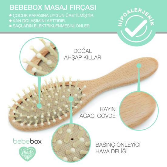 Ahşap Çocuk Saç Fırçası