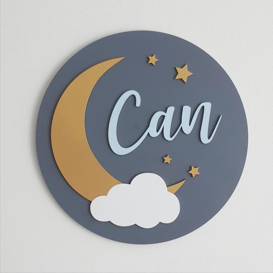 Ay Bulut Kapı Süsü