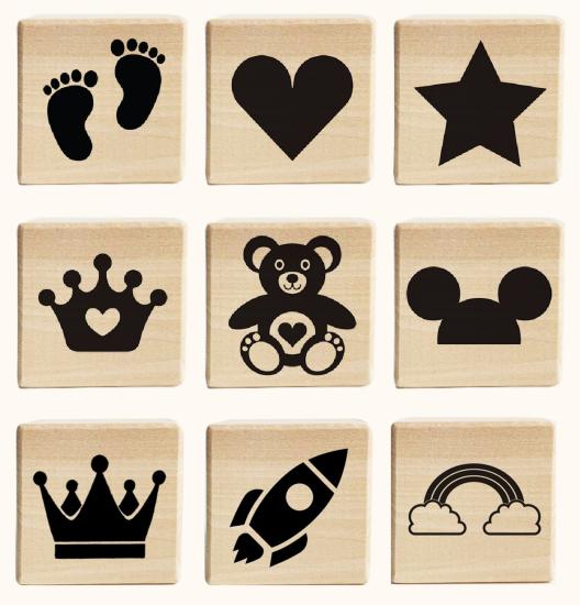 Bebek Ahşap Anı Küpleri 8080