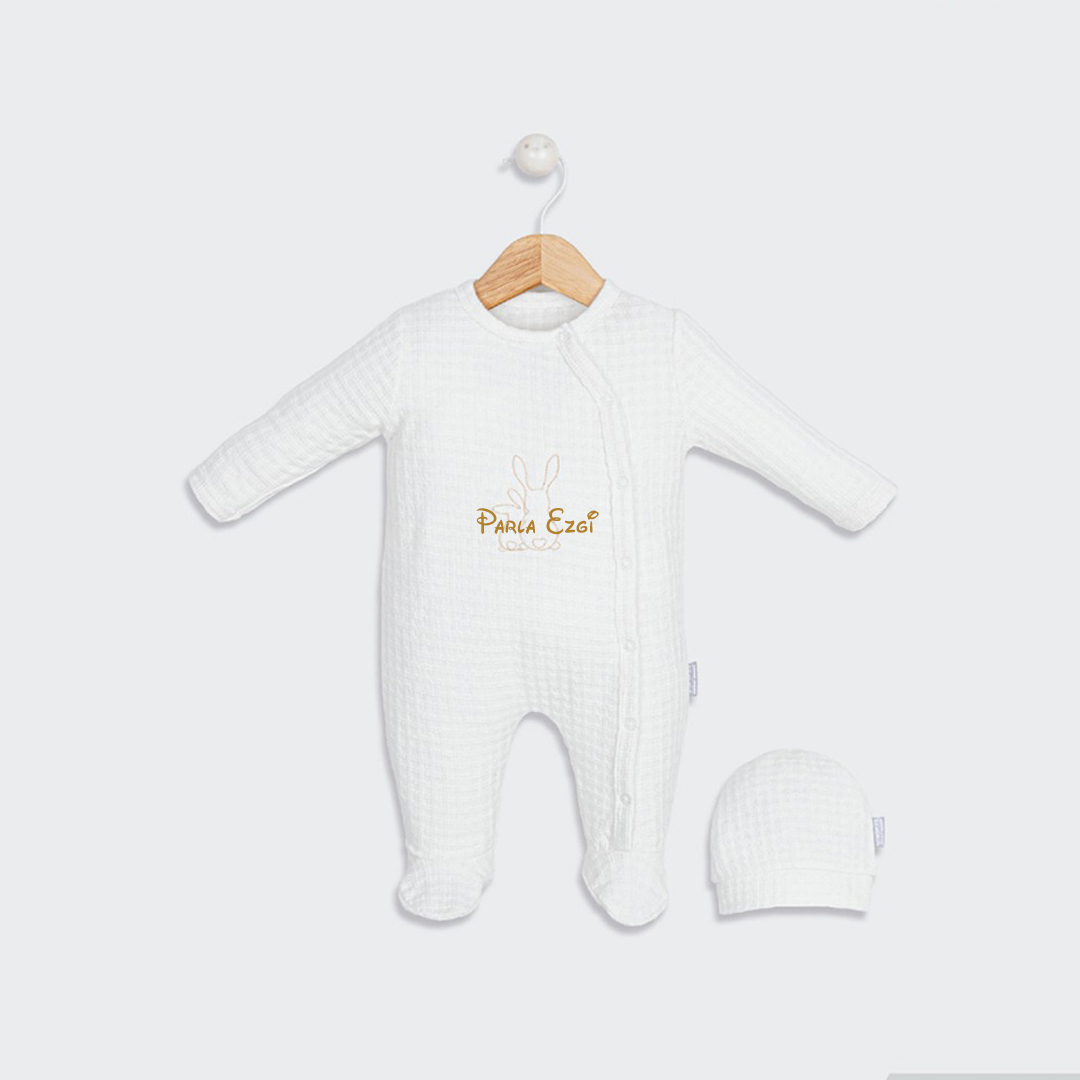 İsme Özel Yumuşacık Tavşan Tulum